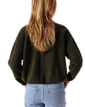 Vitow Cardigan in Seaweed Black Melange