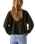 Vitow Cardigan in Seaweed Black Melange