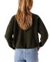 Vitow Cardigan in Seaweed Black Melange