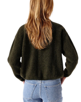 Vitow Cardigan in Seaweed Black Melange