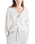 The American Vintage Womens Vitow Cardigan in Blanc