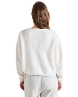The American Vintage Womens Vitow Cardigan in Blanc