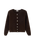 The American Vintage Womens Vitow Cardigan in Melange Coffee