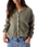Vitow Cardigan in Kaki Multichine