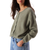 Vitow Cardigan in Kaki Multichine