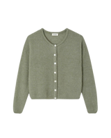 Vitow Cardigan in Kaki Multichine