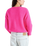 The American Vintage Womens Vitow Cardigan in Neon Pink Melange