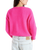 The American Vintage Womens Vitow Cardigan in Neon Pink Melange