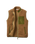 The Passenger Mens Trekker Deep Pile Sherpa Gilet in Caramel