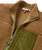 The Passenger Mens Trekker Deep Pile Sherpa Gilet in Caramel
