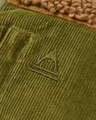 The Passenger Mens Trekker Deep Pile Sherpa Gilet in Caramel