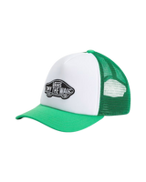 Classic Patch Curved Bill Trucker Cap in Vivid Verdant