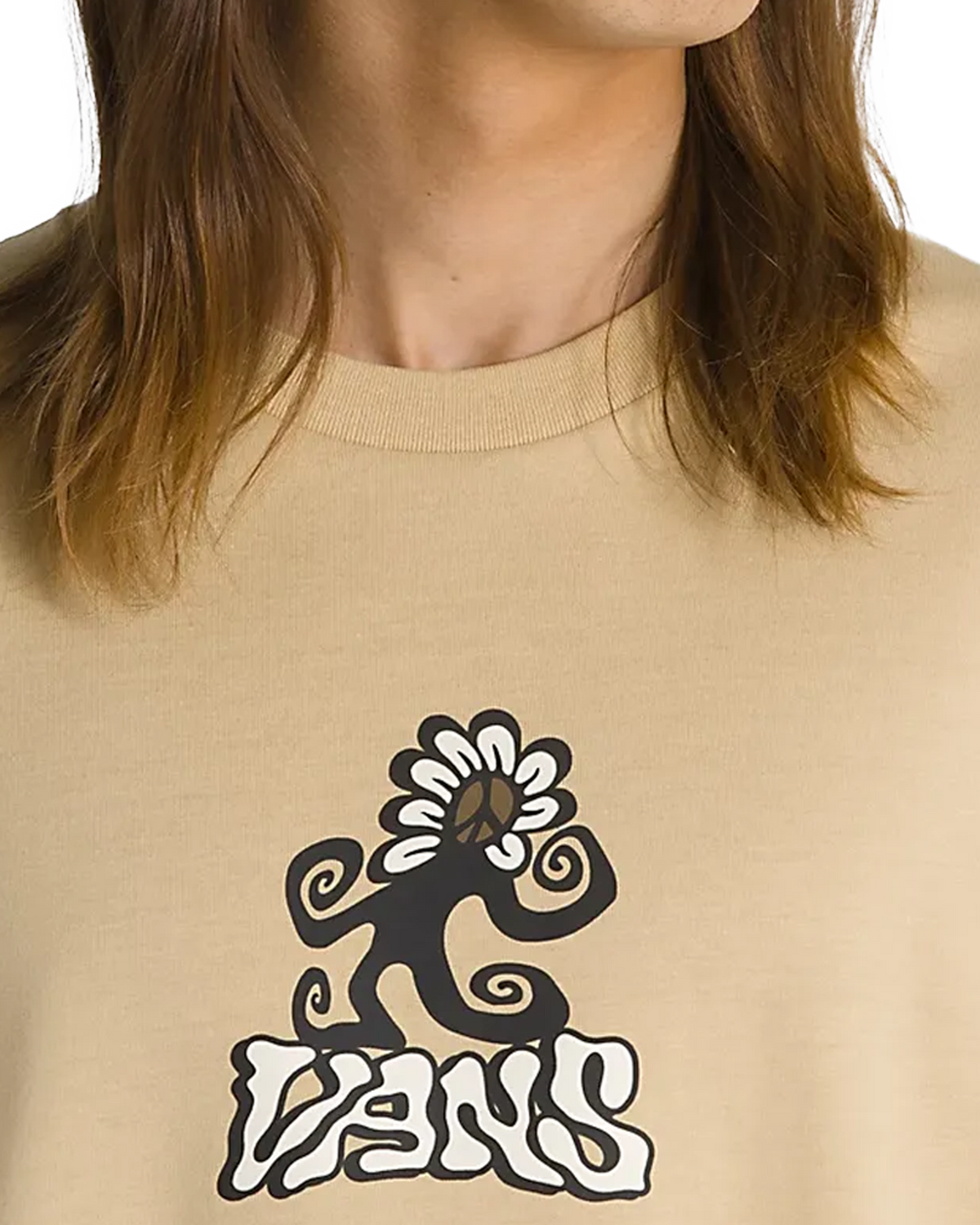 Off The Wall Skate Classics T-Shirt in Taupe