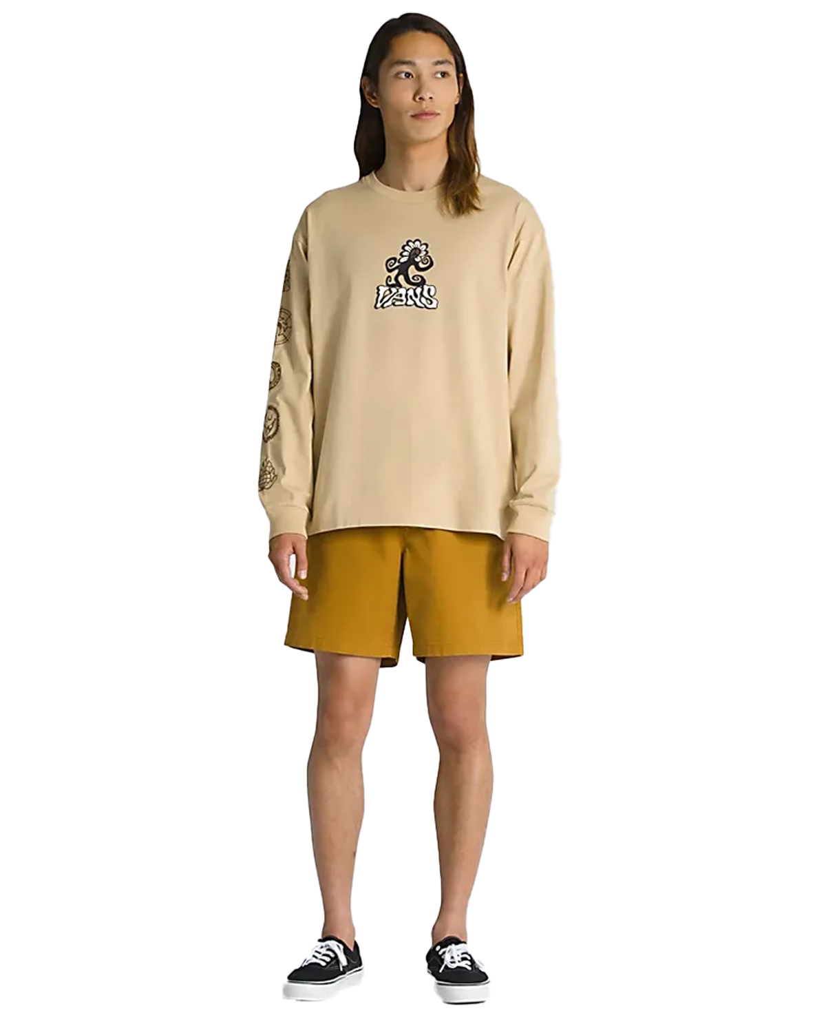 Off The Wall Skate Classics T-Shirt in Taupe