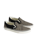 The Vans Classic Slip On Shoes in Black & Leopard | Available at Anns Cottage