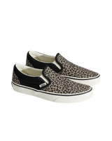 The Vans Classic Slip On Shoes in Black & Leopard | Available at Anns Cottage