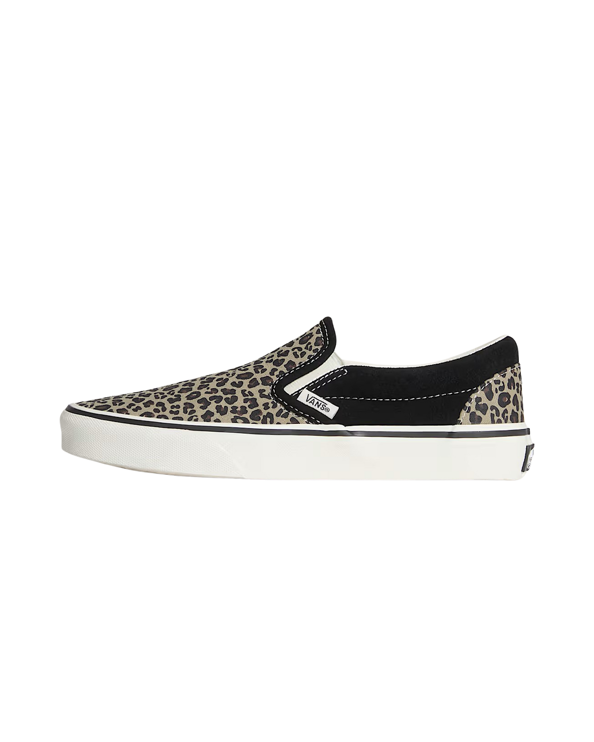 The Vans Classic Slip On Shoes in Black & Leopard | Available at Anns Cottage