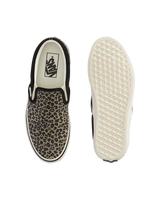 The Vans Classic Slip On Shoes in Black & Leopard | Available at Anns Cottage