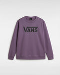 The Vans Womens Classic V Sweatshirt in Grape Jam