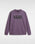 The Vans Womens Classic V Sweatshirt in Grape Jam