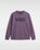 The Vans Womens Classic V Sweatshirt in Grape Jam