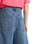 The Vans Mens Check-5 Baggy Denim Shorts in Stonewash Blue