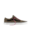The Vans Girls Girls Old Skool Shoes in Leo & Pink