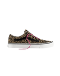 The Vans Girls Girls Old Skool Shoes in Leo & Pink