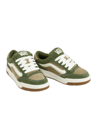 The Vans Mens Hylane Shoes in Green Olive