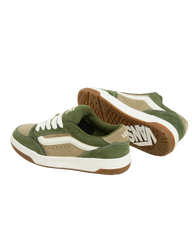 The Vans Mens Hylane Shoes in Green Olive