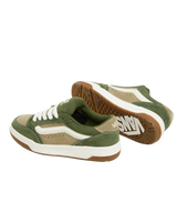 The Vans Mens Hylane Shoes in Green Olive