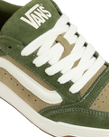 The Vans Mens Hylane Shoes in Green Olive