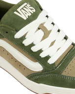 The Vans Mens Hylane Shoes in Green Olive