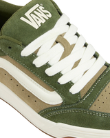 The Vans Mens Hylane Shoes in Green Olive
