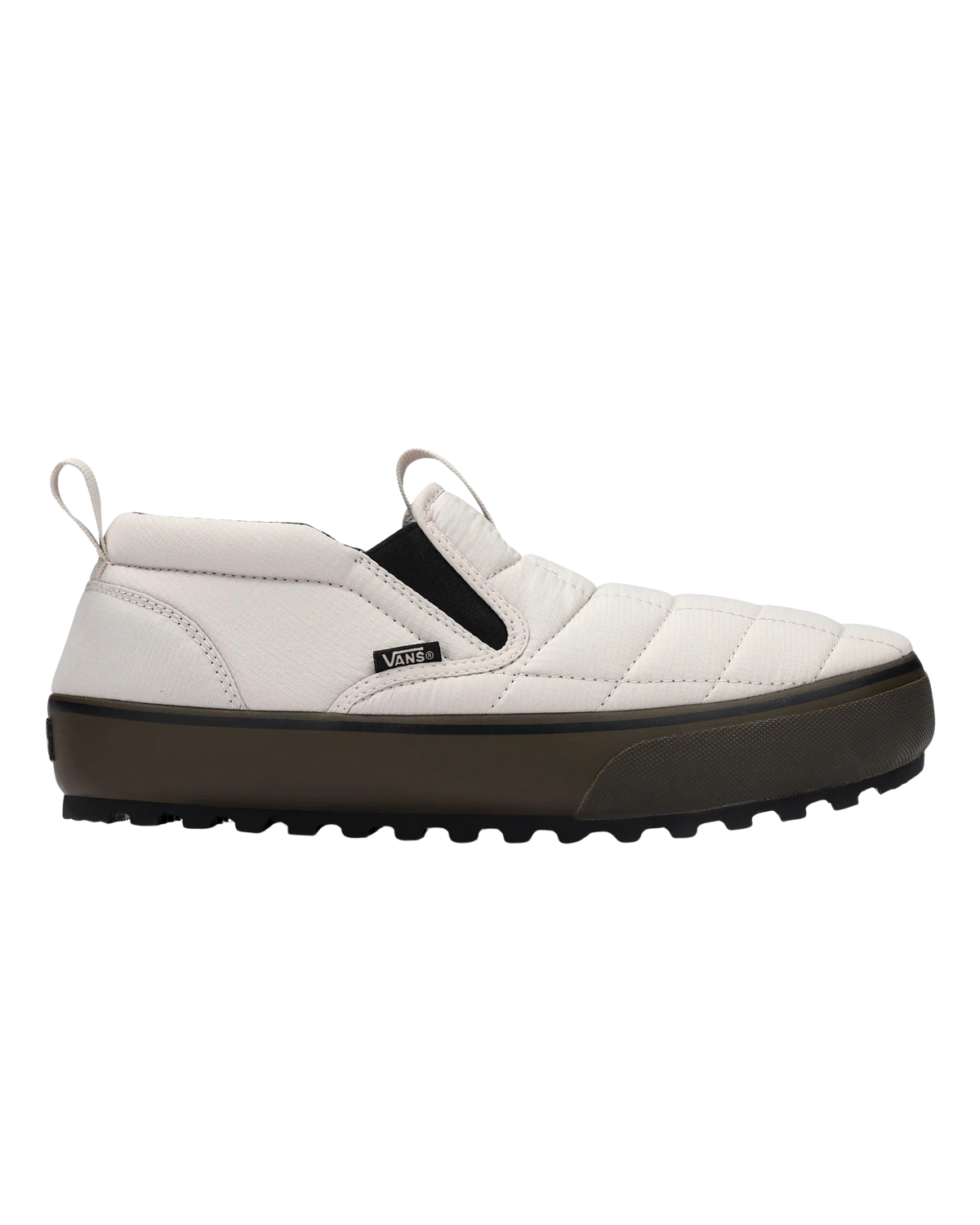 The Vans Mens MTE Snow Lodge Slippers in Oatmeal & Gum