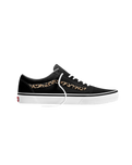 The Vans Girls Girls Old Skool Shoes in Black