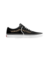 The Vans Girls Girls Old Skool Shoes in Black