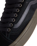 The Vans Mens Skate Old Skool 36+ Shoes in Black, Charcoal & Gum