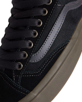 The Vans Mens Skate Old Skool 36+ Shoes in Black, Charcoal & Gum