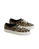 The Vans Womens Authentic Shoes in Leopard Black & Incense