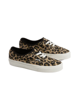 The Vans Womens Authentic Shoes in Leopard Black & Incense