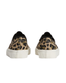 The Vans Womens Authentic Shoes in Leopard Black & Incense