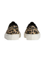 The Vans Womens Authentic Shoes in Leopard Black & Incense