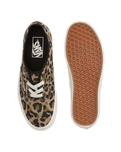 The Vans Womens Authentic Shoes in Leopard Black & Incense