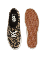 The Vans Womens Authentic Shoes in Leopard Black & Incense