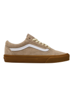 The Vans Mens Old Skool Shoes in Gum Aluminum