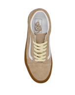 The Vans Mens Old Skool Shoes in Gum Aluminum