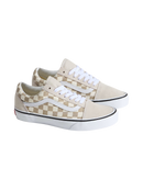 Old Skool Shoes in Checkerboard Oatmeal