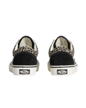 The Vans Womens Old Skool Shoes in Black & Leopard