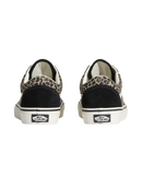 The Vans Womens Old Skool Shoes in Black & Leopard